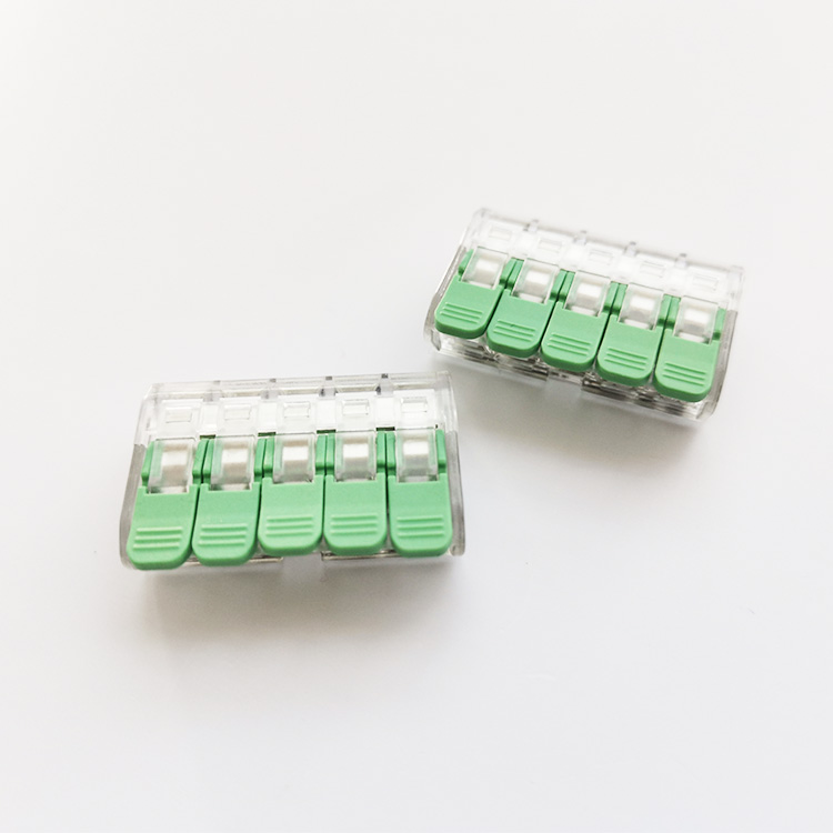 拔蓋式快接端子 265 UL認(rèn)證免鎖螺絲接線端子_26p端子