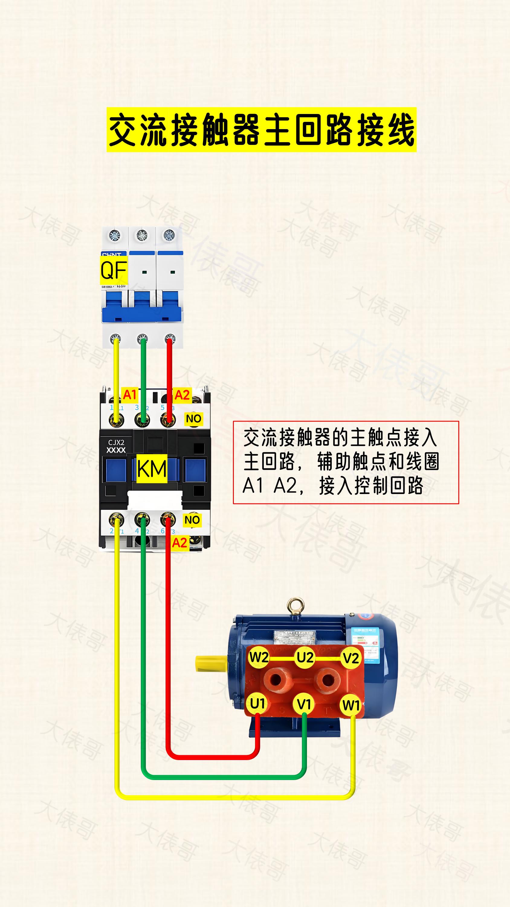 交流接觸器電氣符號_交流接觸器接線_交流接觸器 端子圖
