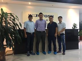深圳線材定制廠家W07客戶來我司洽談業(yè)務(wù)